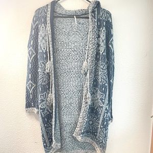 Free People Hooded Cardigan